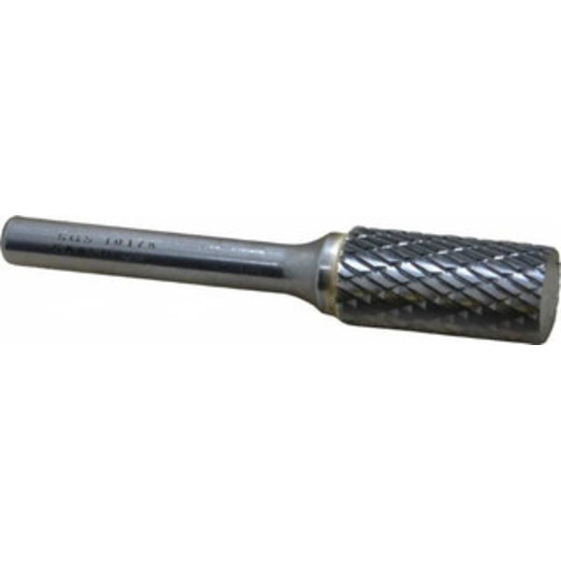 SGSPRO 1/2 Cut Diam, 1/4 Shank Diam, Carbide Double Cut Cylinder Burr Flat End, 2-3/4 OAL, 1 LOC 10178 – 05291158