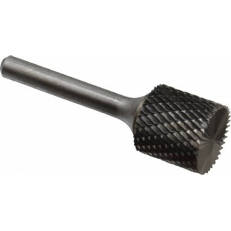 SGSPRO 3/4 Cut Diam, 1/4 Shank Diam, Carbide Double Cut Cylinder Burr with End Cut End Cut End, 2-1/2 OAL, 3/4 LOC 11403 – 05291364