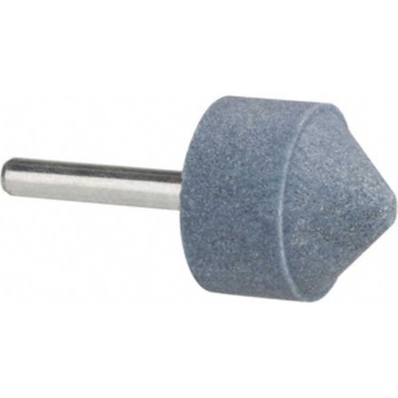 Tru-Maxx 1-1/8 Head Diam x 1-1/8 Thickness, A13, Pointed Cylinder End, Aluminum Oxide Mounted Point Blue, Medium Grade, 60 Grit, 31,850 RPM 66253291508 – 89677066