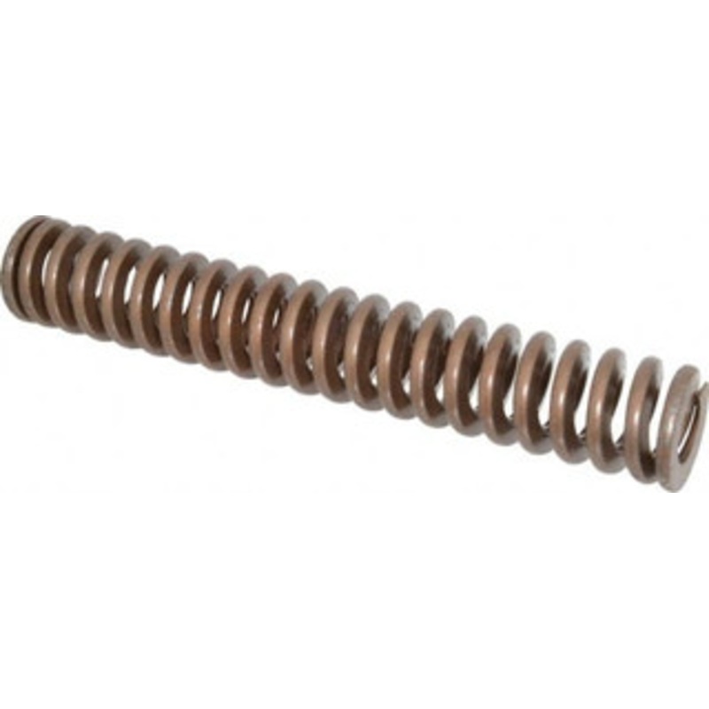Associated Spring Raymond 2 Hole Diam, 1 Rod Diam, 12 Free Length, Gold Die Spring 1512 Lb Max Deflection, 3.6 Max Deflection, Heavy Duty, Chromium Alloy Steel 105-848 – 07663230