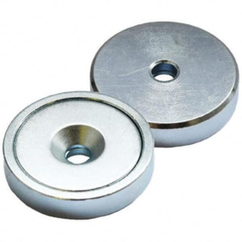 Eclipse Magnetics Rare Earth Pot Magnets, Rare Earth Metal Type: Neodymium Rare Earth, Diameter (Inch): 1-1/4, Height (Inch): 1-1/4, Average Pull Force (Lb.): 68.3 E1003/NEO – 95026811