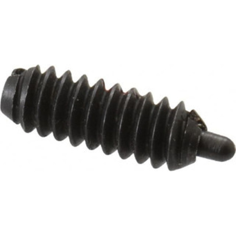 Gibraltar 6-32, 3/8 Thread Length, 1/16 Plunger Projection, Steel Threaded Spring Plunger 0.046 Max Plunger Diam, 0.5 Lb Init End Force, 1.5 Lb Final End Force SW10-1AFS-G – 05588363