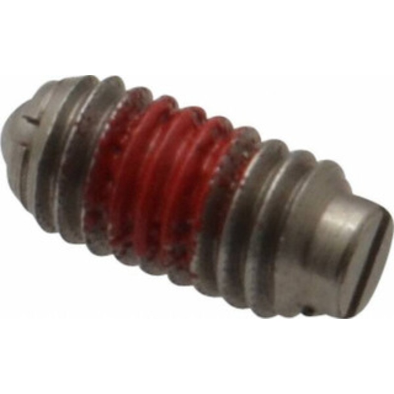 Gibraltar 8-36, 0.093 Ball Diam, 11/32 Body Length, 0.025 Max Ball Reach, Threaded Ball Plunger Stainless Steel Body, Stainless Steel Ball, 0.5 Lb Initial End Force, 1.25 Lb Final End Force, Locking Element 10004-G – 85508513