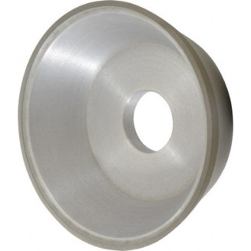 Made in USA 5 Diam, 1-1/4 Hole Size, 1-3/4 Overall Thickness, 100 Grit, Type 11 Tool & Cutter Grinding Wheel Fine Grade, Diamond 03574688 – 03574688