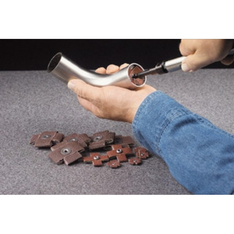Made in USA 60 Grit, Medium Grade, Aluminum Oxide Cross Pad 3 Long x 1 Wide x 1 Thick, Cloth Backed, X Backing Weight, 10 Ply, 15,000 Max RPM 809775-69756 – 57291932