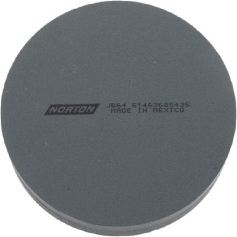 Norton 4 Long x 1 Diam x 1 Thick, Silicon Carbide Sharpening Stone Round, Coarse, Fine Grade 61463685435 – 00580381