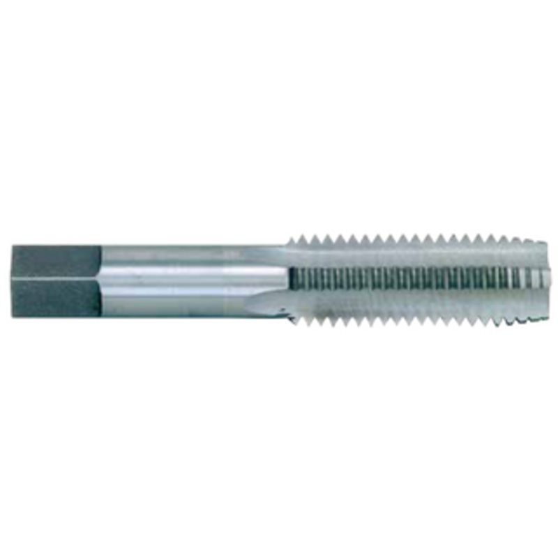 Rushmore USA 4 Flute H.S.S. Standard Plug Hand Tap, 1/4-28 Tap Size, .255 Shank Diameter, H3 Thread Limit, 2.5 Overall Length