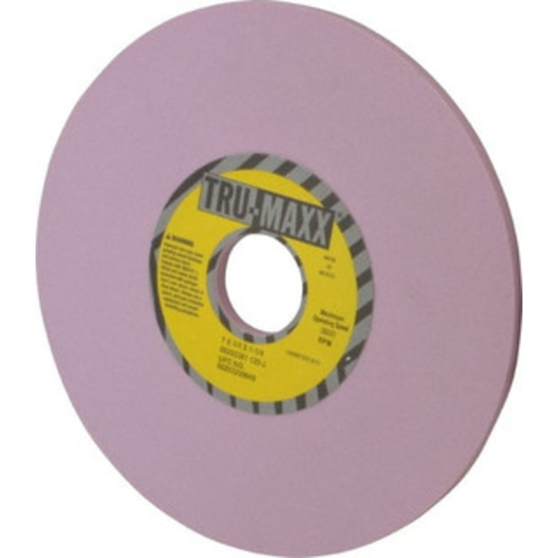 Tru-Maxx 7 Diam x 1-1/4 Hole x 1/4 Thick, J Hardness, 120 Grit Surface Grinding Wheel Aluminum Oxide, Type 1, Fine Grade, 3,600 Max RPM, Vitrified Bond, No Recess 66253255649 – 06292361