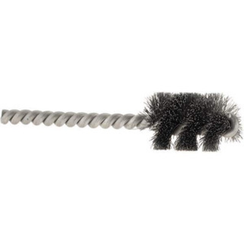 Weiler Abrasives 3/4 Diam Helical Steel Tube Brush Single Spiral, 0.006 Filament Diam, 1 Brush Length, 3-1/2 OAL, 7/32 Diam Stainless Steel Shank 91125 – 64705189