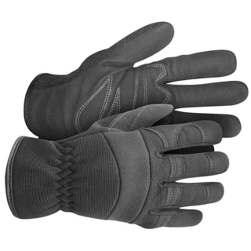 BDG Black Performance Mechanics Gloves, 20-1-10015-XL, X-Large