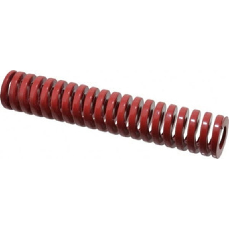 Danly 1-1/2 Hole Diam, 3/4 Rod Diam, 8 Free Length, Red Die Spring 43.8 Lb Max Deflection, 2.4 Max Deflection, Heavy Duty, Chromium Vanadium Steel 9-2432-26 – 76015312