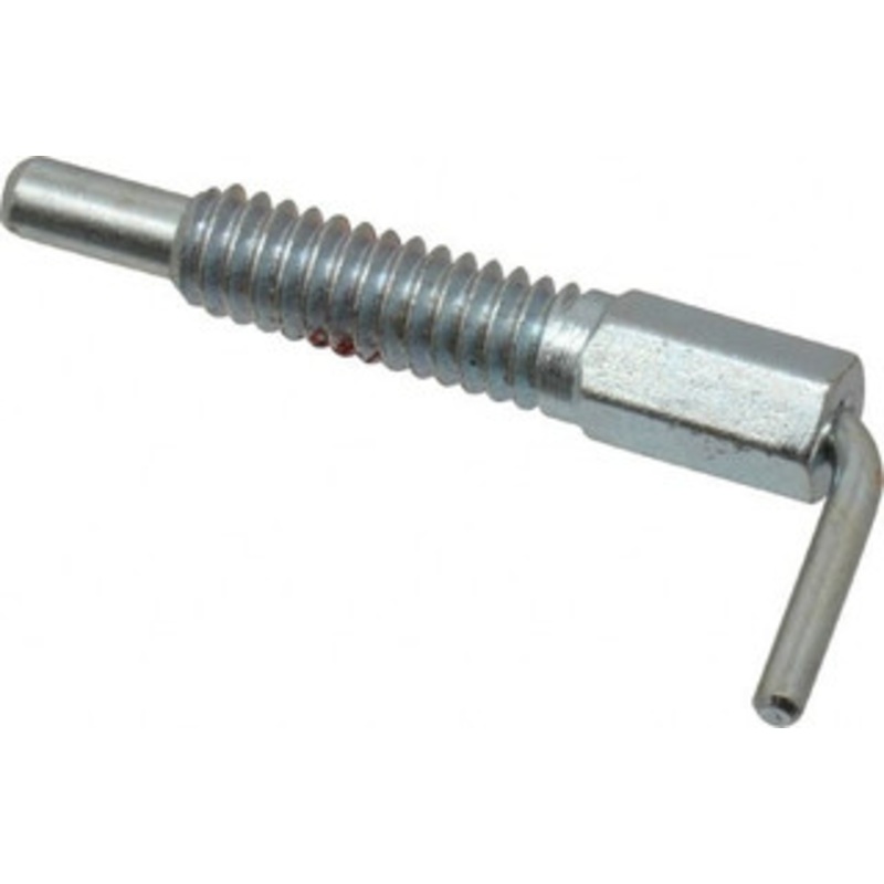 Gibraltar 1/4-20, 0.8 Thread Length, 0.16 Plunger Diam, 0.5 Lb Init to 2.5 Lb Final End Force, Steel L Handle Plunger 1-1/4 Body Length, 0.8 Length Under Head, Locking Element, 0.38 Plunger Projection LN-1-PT-G – 64169055
