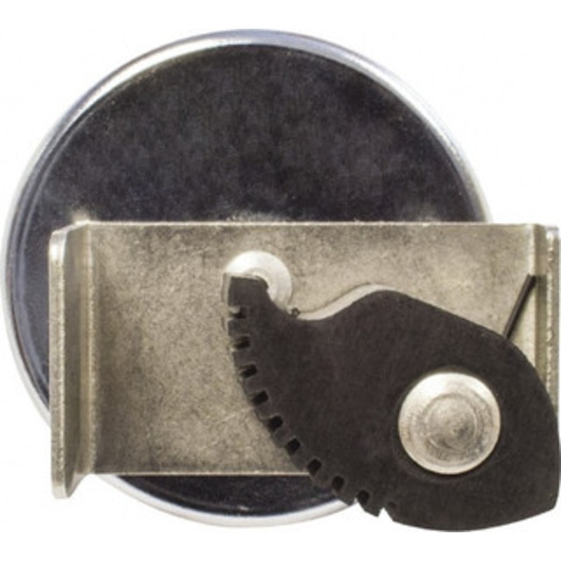 Mag-Mate 82 Lb Max Pull Force, 3/8 Overall Height, 2.63 Diam, Ceramic Cup Magnet Clamp Style, 1-1/4 Clamp Opening, Chrome Plated MX2500BH01 – 62798061