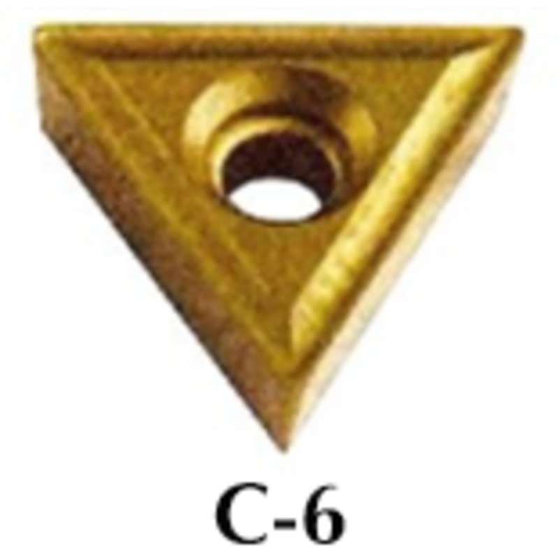 Precise TPMM-432 ASA TiN Coated C-6 Positive Rake Carbide Insert (Pack of 10) – 6026-2432