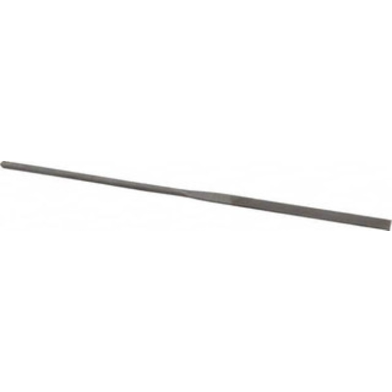 Value Collection 4 Needle Precision Swiss Pattern Equalling File 2 Cut, 2 Cut, 2 LOC, 4 Width x 0.04 Thick, with Handle 382-0427 – 00667022