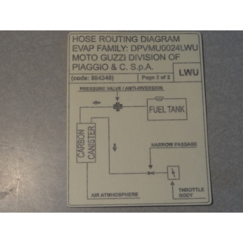 884346 CARBON FILTER DECAL (#884346)