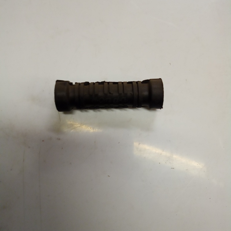 VINTAGE NOS EARLY HONDA CURSIVE SCRIPT KICK LEVER RUBBER! (#KRH254)