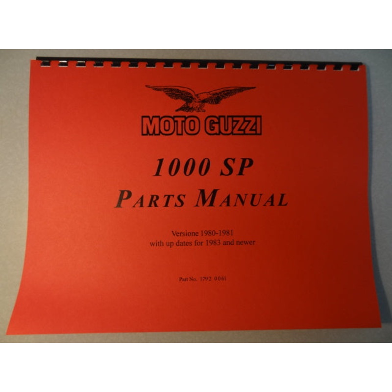 SP 1980-81 PARTS BOOK (17920061) (#17920061)