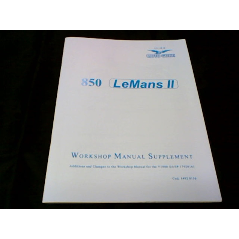 W/S MANL L/MII SUPPLMENT + 1792 0161 SP/G5 BK (#14920156)