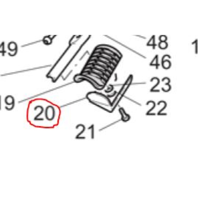 FOOTREST PLATE (#23441210)
