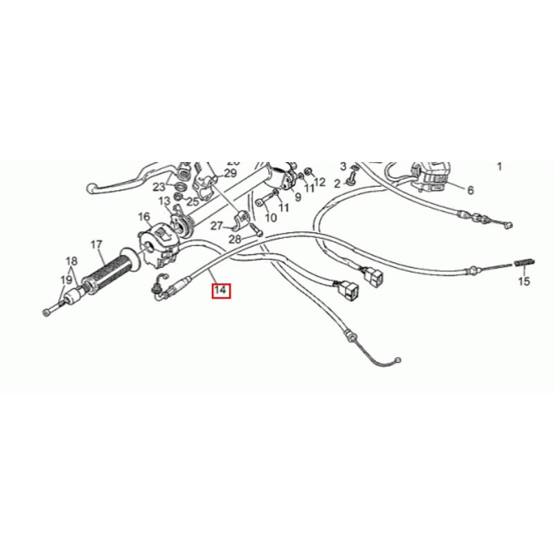 CHOKE CABLE (#30132800)