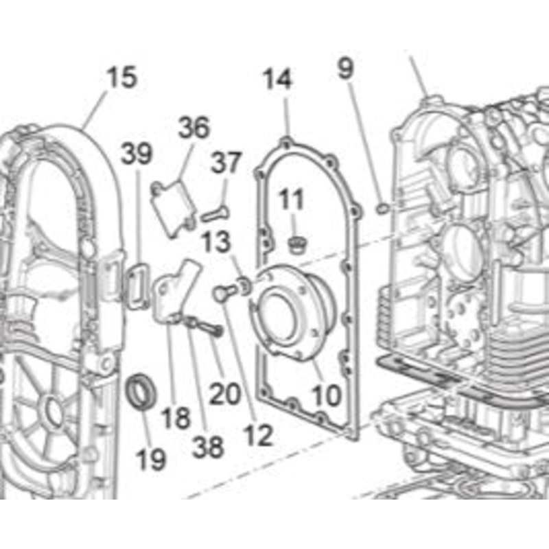 TIMING COVER GASKET- METAL CORE (#05001231)