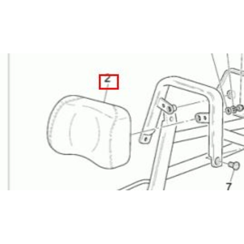 Seat cushion (#03468030)
