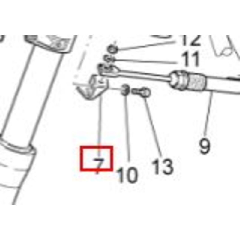 Shock absorber plate (#977402)