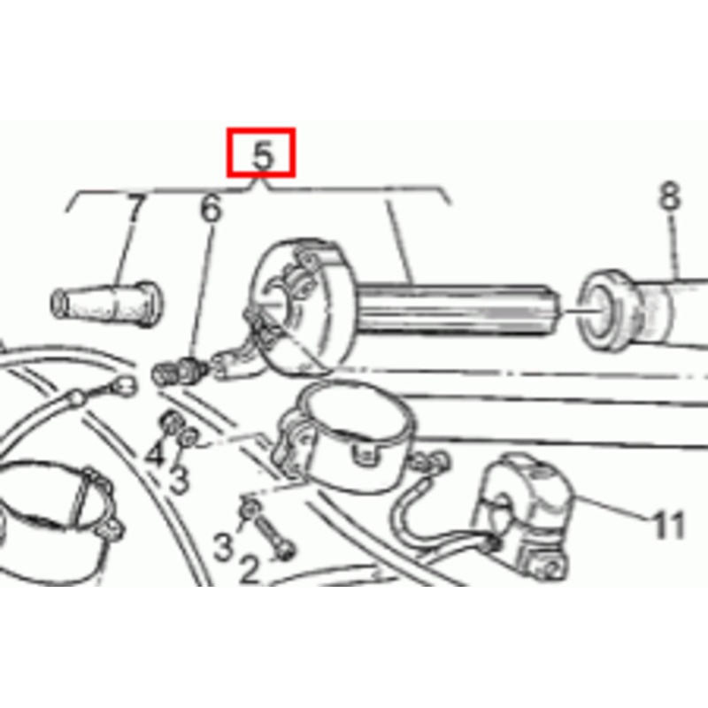 THROTTLE ASSY (#01603400)