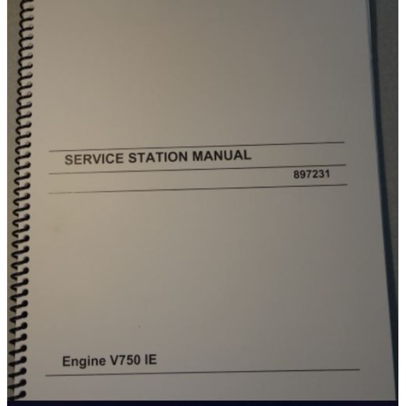 V750 IE ENGINE WORK SHOP MANUAL (897231) (#897231)