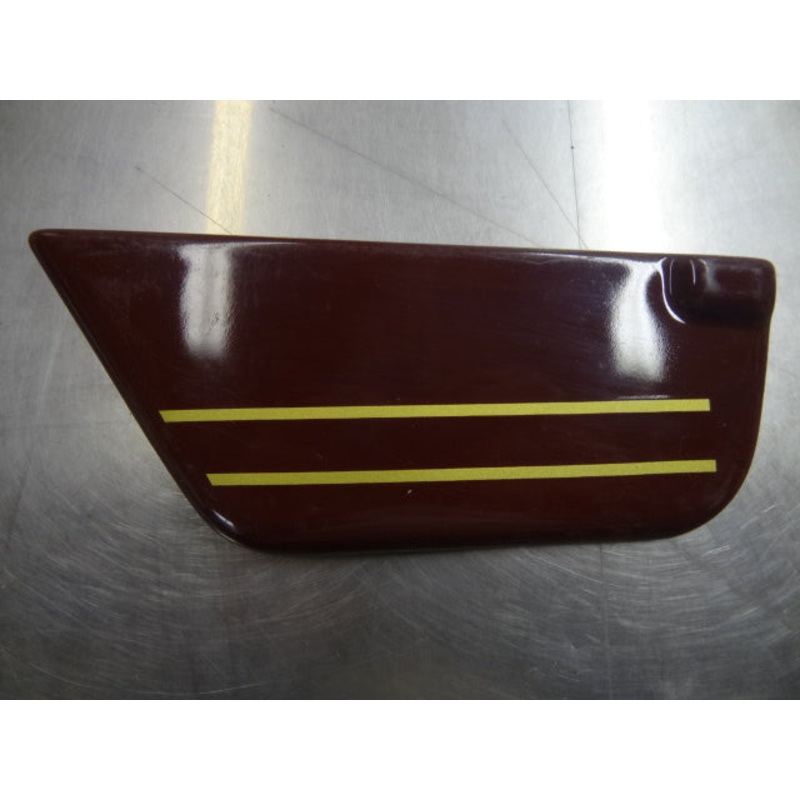 Wine Red w Gold stripe RH Spoiler (#18449459)