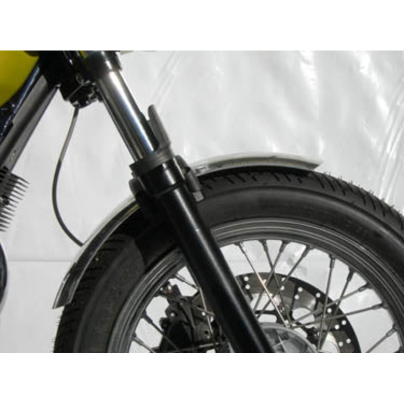 Satin finish aluminum front fender for V7 (#52621100)
