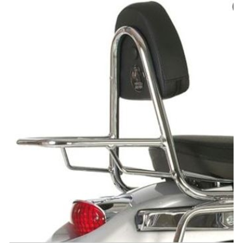 SISSY BAR MOTO GUZZI NEVADA 750 / ANNIVERSARIO FROM 10′ WITH REAR RACK CHROME (#611.543)