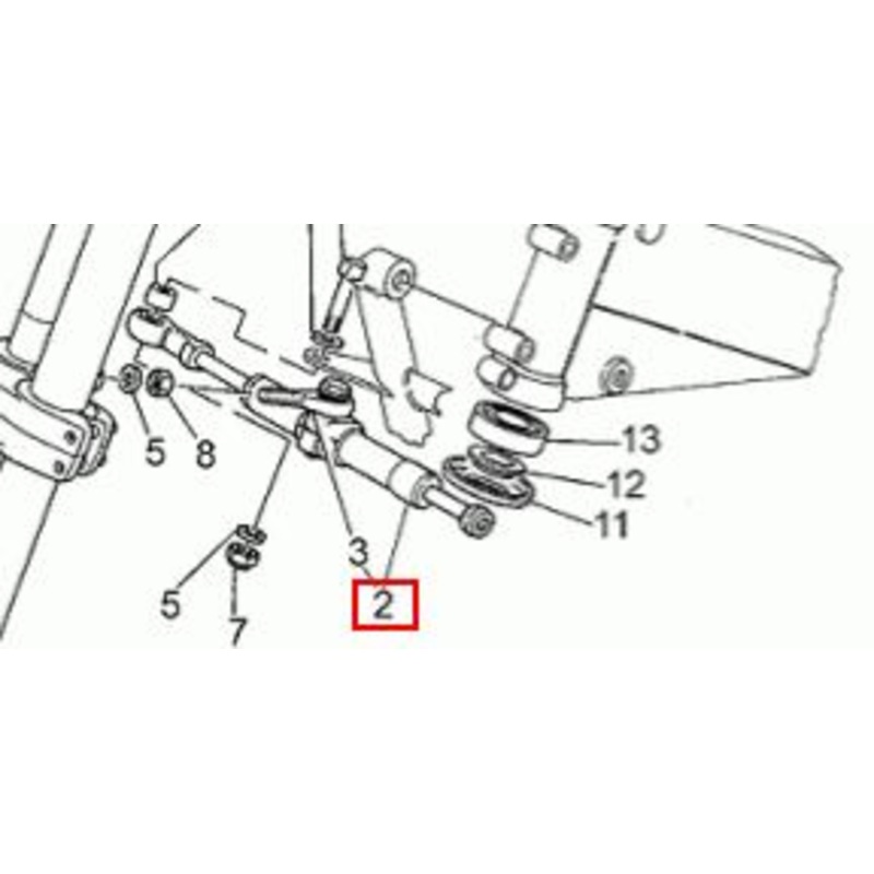 Steering shock absorber (#30530201)