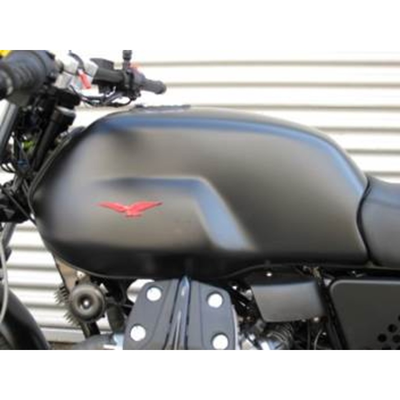 BLACK METAL FUEL TANK (#606132M)