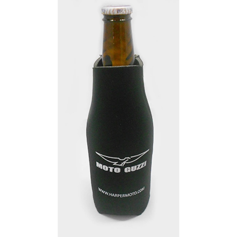 Harpers Moto Guzzi Black Bottle Koozie (#011009)