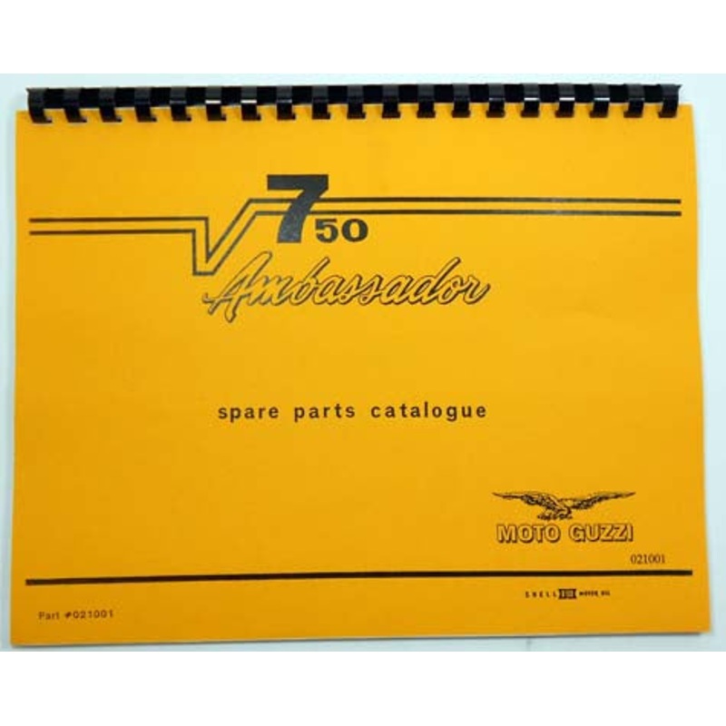 750 Ambassador Parts Book (#021001)