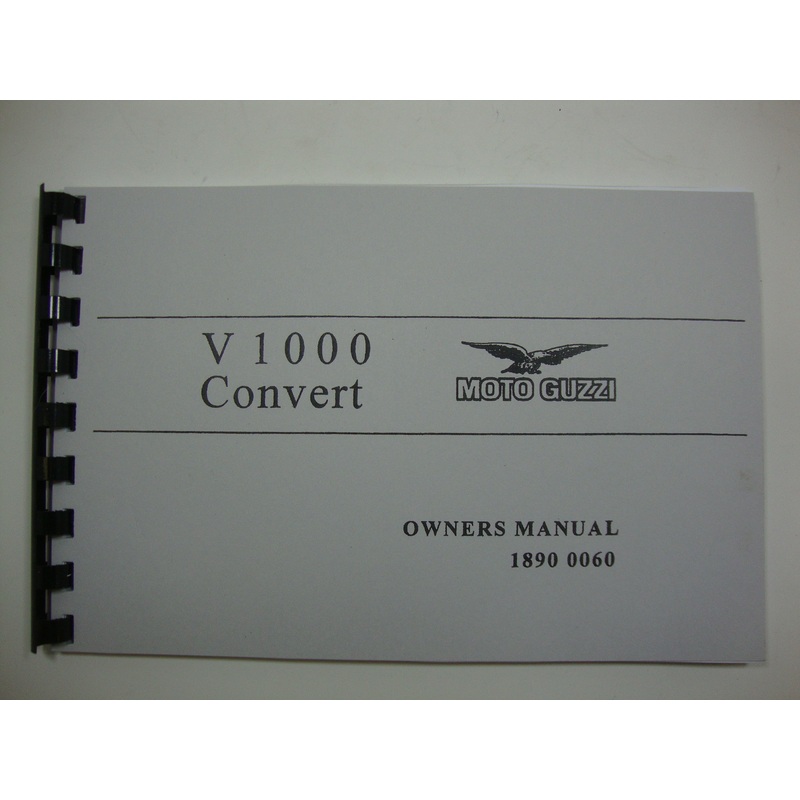 Convert Owners Manual (#18900060)