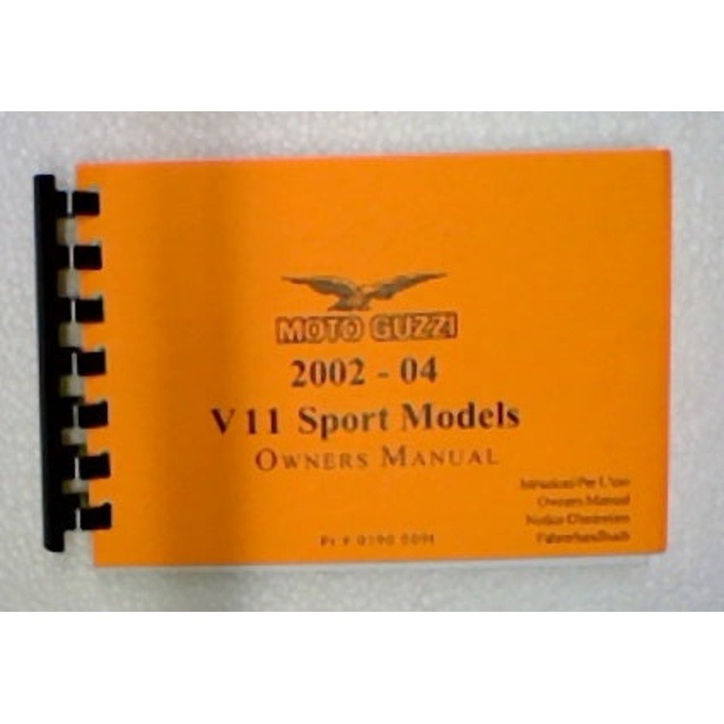 Le Mans, V11 Sport, Rosso Corsa Owners Manual (#01900091)