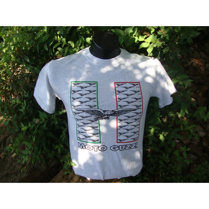 Moto Guzzi Italian Colors T-Shirt ASH SMALL (#041120)