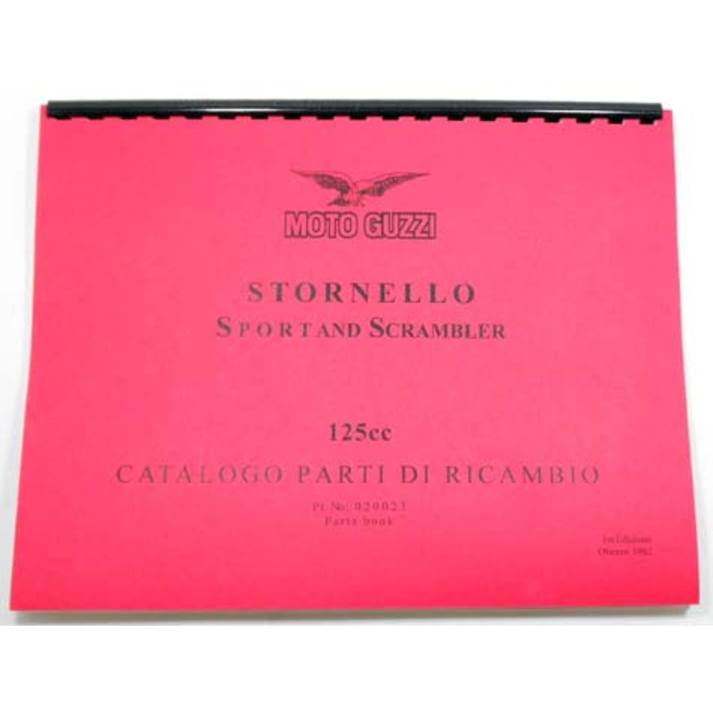 Stornello Sport & Scrambler 125 Parts Manuals (#020023)