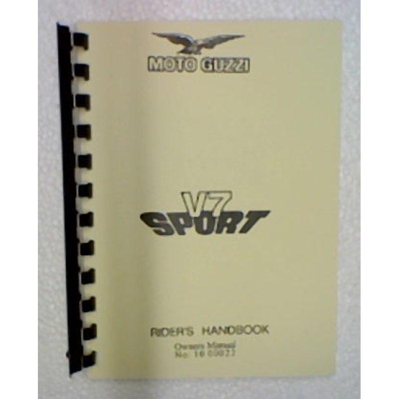 V7 Sport Owners Manual (#1000022)