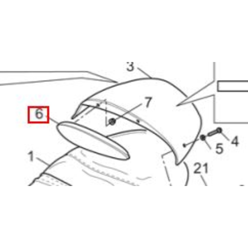 Seat cushion (#01461581)