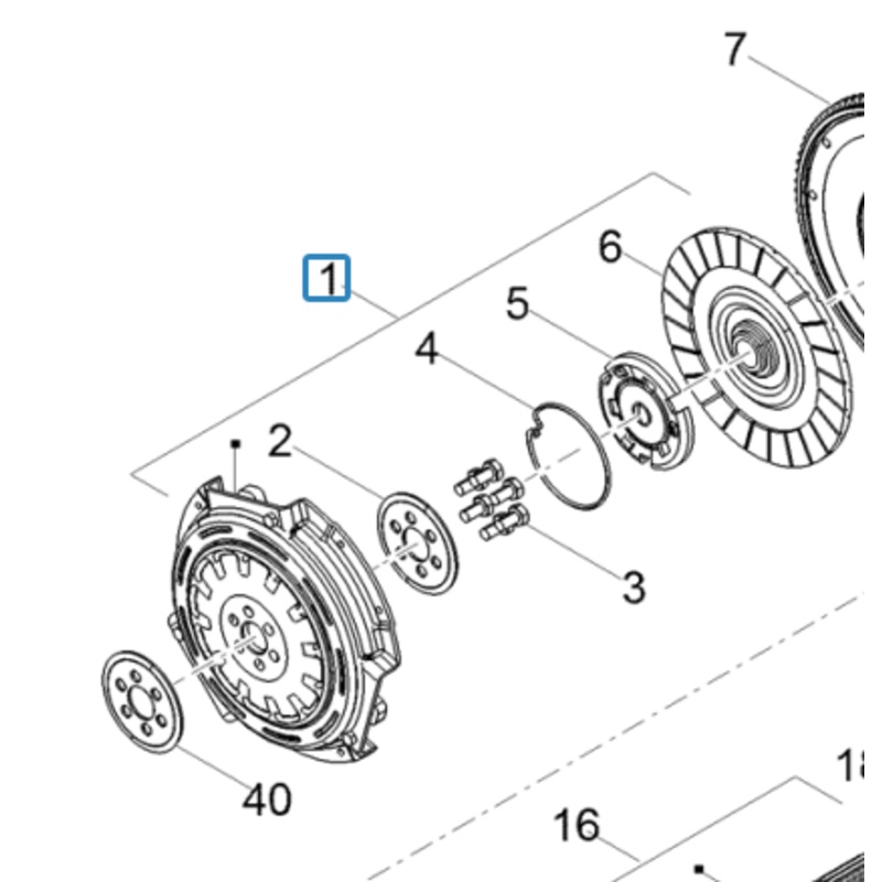 1A025779 V85 Clutch