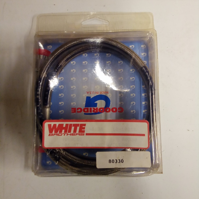 30 inch STAINLESS LINE W/CLEAR (#12-1021E)