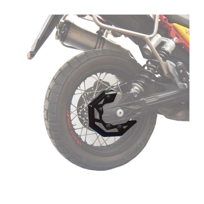 Black universal joint guard for Moto Guzzi V85TT