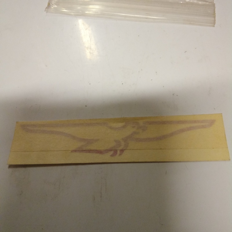 EAGLE DECAL (RED) (#1027300)