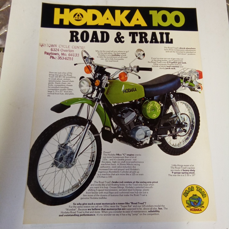 Hodaka Road Toad Late Model