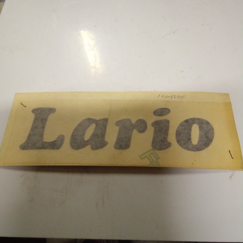 LARIO DECAL BLK PR (#1028000)