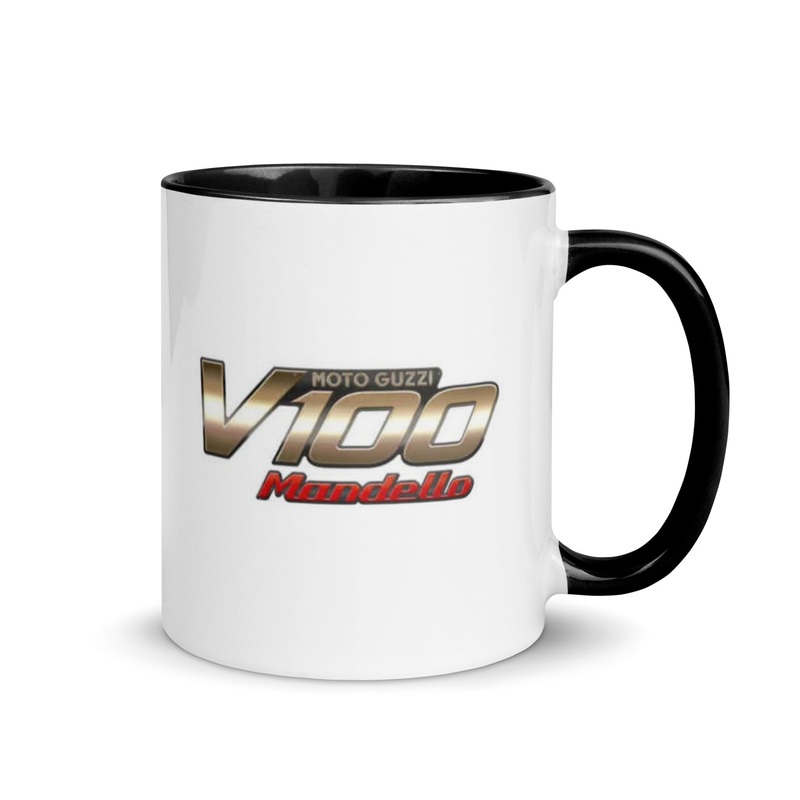 V100 Mandello Coffee Mug|Black|Red|Green